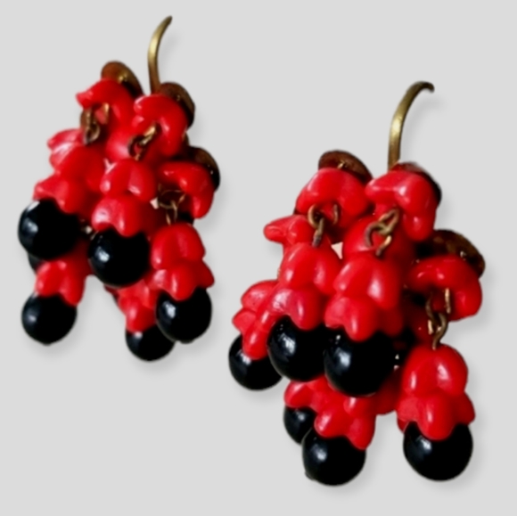 Vintage Jewelry - Vintage Mid Century Made in Germany Screw Back Earrings